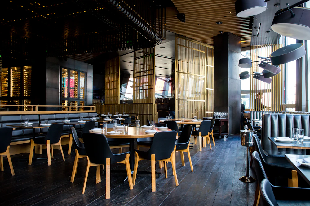 Modernes Restaurant Interieur
