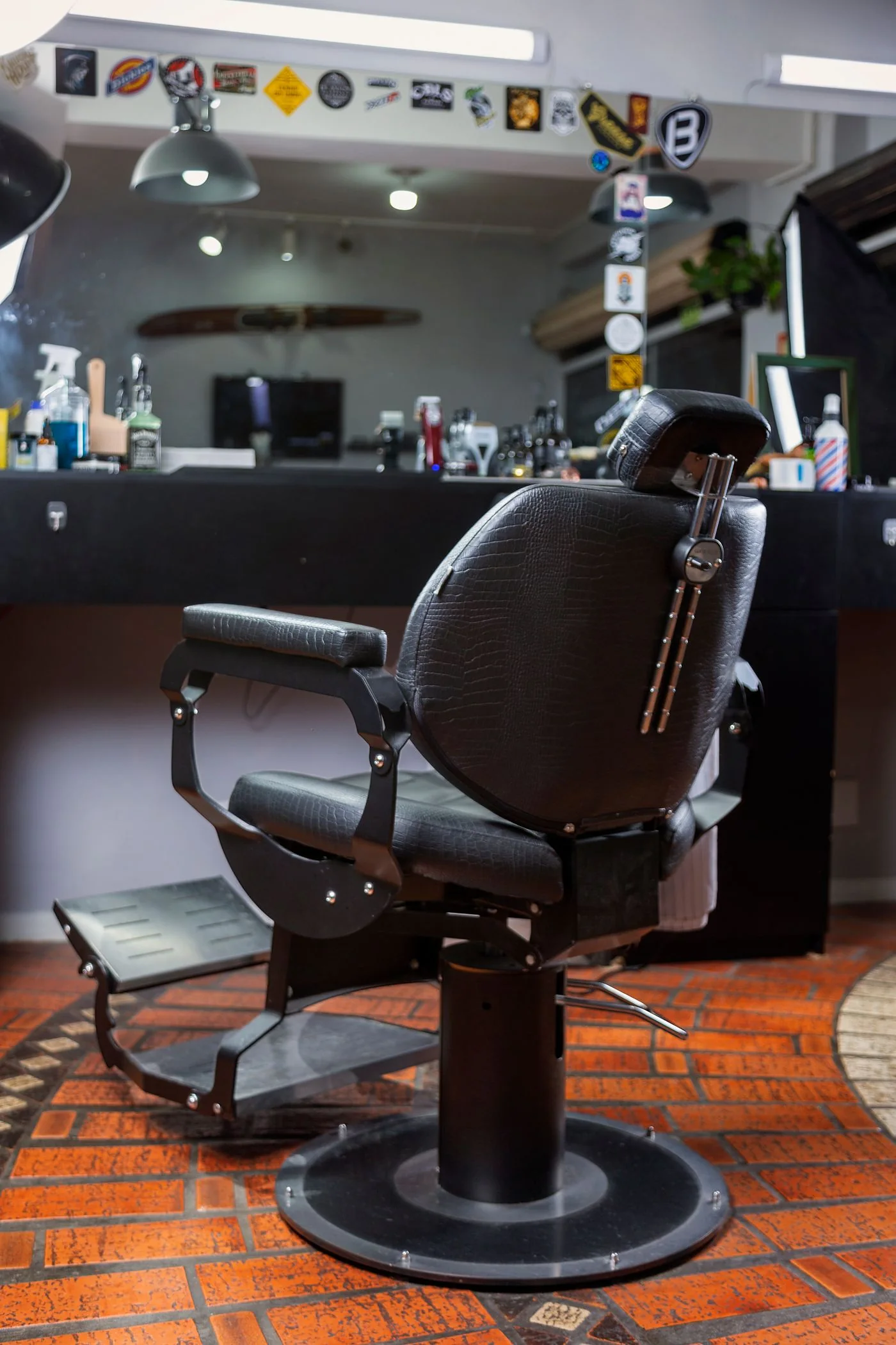 Barberstuhl im Salon